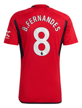 B.FERNANDES #8 Manchester United 23/24 Stadium Men's Home Shirt - PL Font