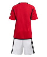 Manchester United 23/24 Kid's Home Shirt and Shorts