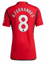 B.FERNANDES #8 Manchester United 23/24 Authentic Men's Home Shirt - PL Font