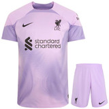 Liverpool 22/23 Kid's Home Goalkeeper Shirt and Shorts