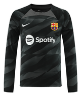 Barcelona 23/24 Men's Black Goalkeeper Long Sleeve Shirt