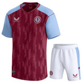 Aston Villa 23/24 Kid's Home Shirt and Shorts