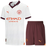 Manchester City 23/24 Kid's Away Shirt and Shorts