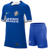 Chelsea 23/24 Kid's Home Shirt and Shorts
