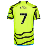 SAKA #7 Arsenal 23/24 Authentic Men's Away Shirt - PL Font