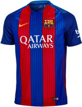 Barcelona 16/17 Men's Home Retro Shirt