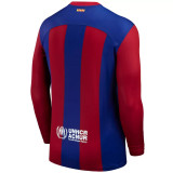 Barcelona 23/24 Men's Home Long Sleeve Shirt