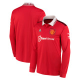 Manchester United 22/23 Men's Home Long Sleeve Shirt