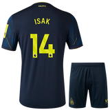 ISAK #14 Newcastle United 23/24 Kid's Third Shirt and Shorts - PL Font