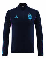 Argentina 23/24 Men's Dark Blue Short Zip Jacket
