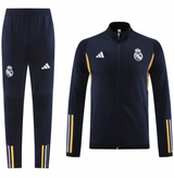 Real Madrid 23/24 Men's Dark Blue Long Zip Jacket