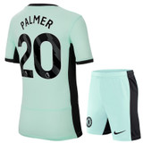 PALMER #20 Chelsea 23/24 Kid's Third Shirt and Shorts - PL Font