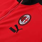 AC Milan 23/24 Men's Red-Black Long Zip Jacket