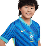 Brazil 2024 Kid's Away Shirt and Shorts