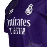 Real Madrid Y-3 23/24 Authentic Men's Fourth Purple Shirt