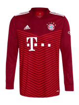 Bayern Munich 21/22 Long Sleeve Stadium Men's Home Shirt