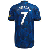 RONALDO #7 Men's 21/22 Authentic Manchester United Third Shirt