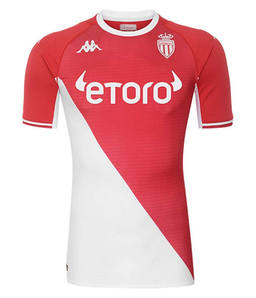 AS Monaco 21/22 Authentic Men's Home Shirt