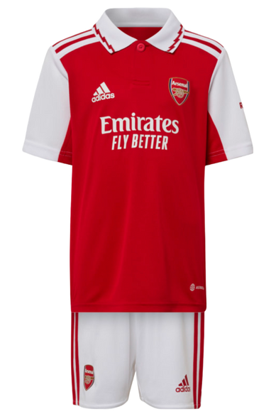 Arsenal 22/23 Kid's Home Shirt and Shorts