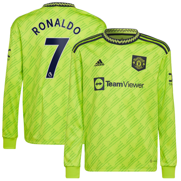 RONALDO #7 Manchester United 22/23 Men's Third Long Sleeve Shirt