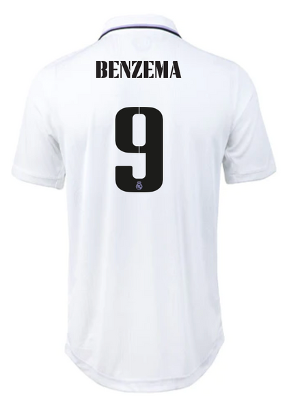 BENZEMA #9 Real Madrid 22/23 Authentic Men's Home Shirt