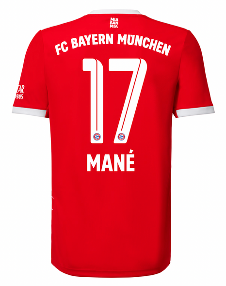 MANÉ #17 Bayern Munich 22/23 Stadium Men's Home Shirt