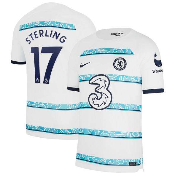 STERLING #17 Chelsea 22/23 Stadium Men's Away Shirt