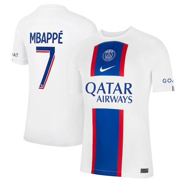 MBAPPE #7 Paris Saint-Germain 22/23 Stadium Men's Third Shirt