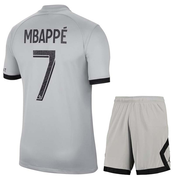 MBAPPE #7 Paris Saint-Germain 22/23 Kid's Away Shirt and Shorts