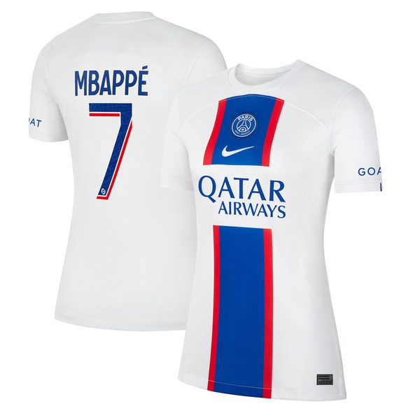 MBAPPE #7 Paris Saint-Germain 22/23 Women's Third Shirt