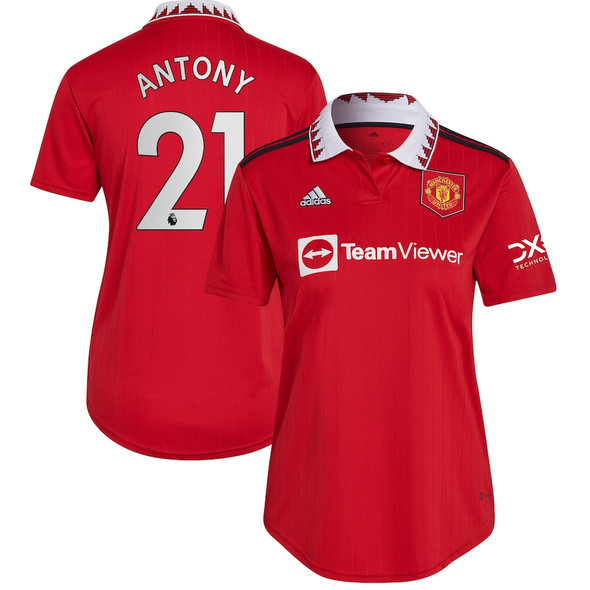 ANTONY #21 Manchester United 22/23 Women's Home Shirt