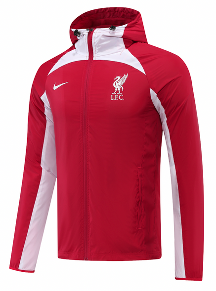 Liverpool 22/23 Men's Red Long Zip Windbreaker