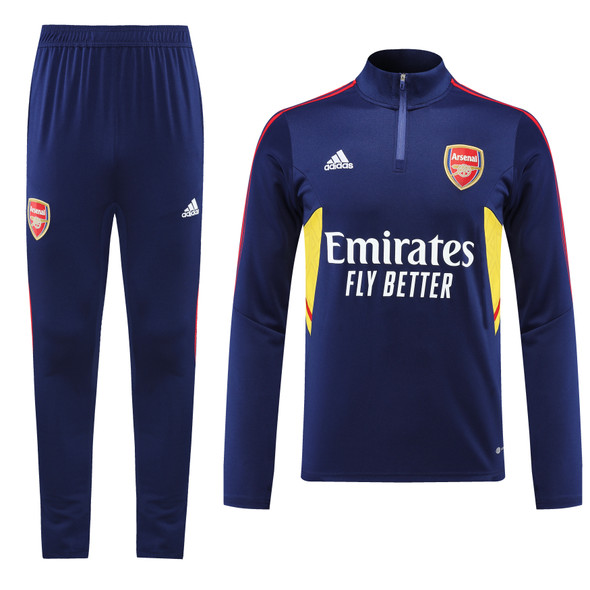 Arsenal 22/23 Men's Navy Short Zip Tracksuit