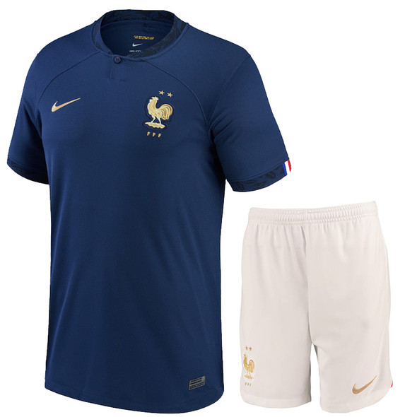 France 22/23 Kid's Home Shirt and Shorts