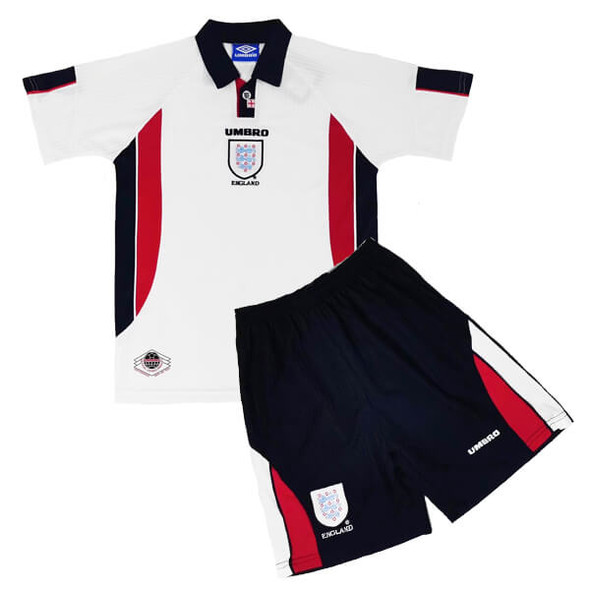 England 1998 Kid's Home Shirt and Shorts