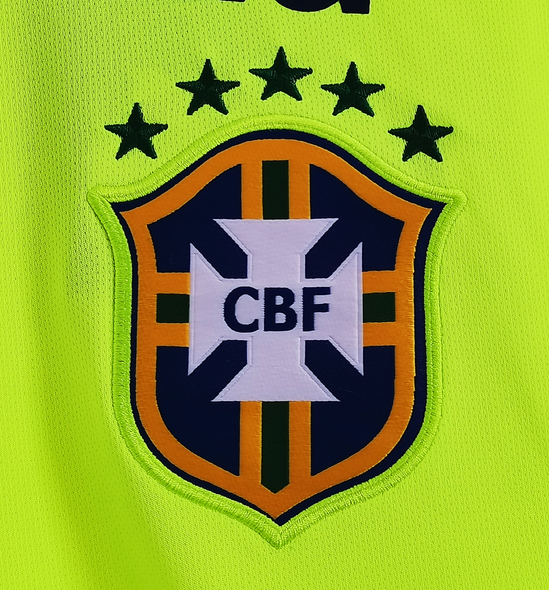 Brazil 21/22 Men's Yellow Pre-Match Retro Shirt