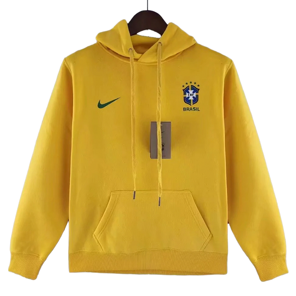 Brazil 22/23 Men's Yellow Hoodie