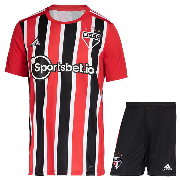 São Paulo 22/23 Kid's Away Shirt and Shorts