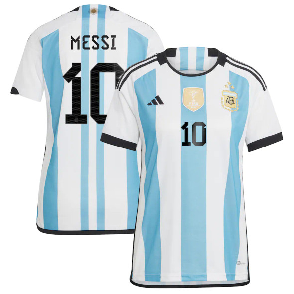 MESSI #10 Argentina 2022 Winners Women's Home Shirt