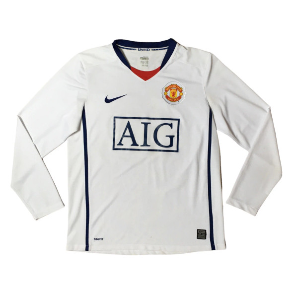 Manchester United 08/09 Men's Away Retro Long Sleeve Shirt