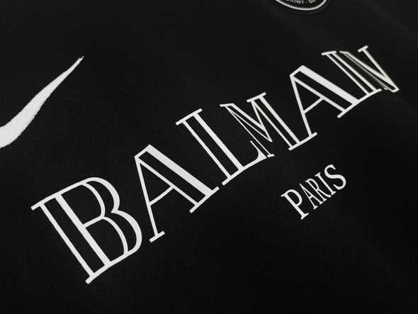 Paris Saint-Germain 20/21 Men's Black Balmain Retro Shirt