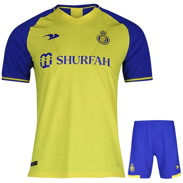 Al-Nassr 22/23 Kid's Home Shirt and Shorts