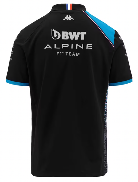 BWT Alpine 2023 Black Teamline Polo