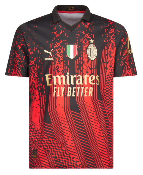 AC Milan x Koché 22/23 Kid's Fourth Shirt and Shorts