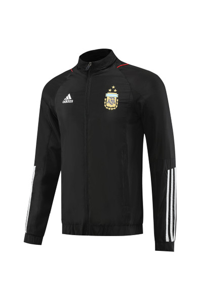 Argentina 22/23 Men's Black Long Zip Jacket