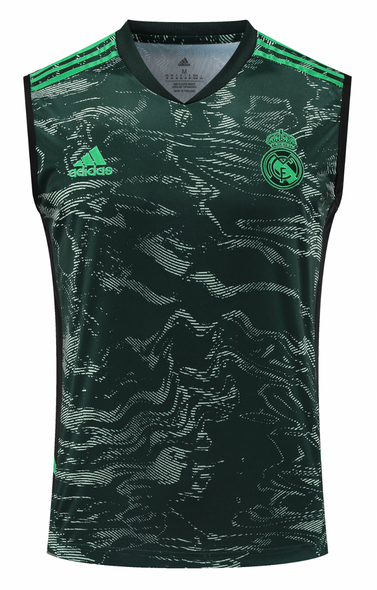 Real Madrid 22/23 Men's UCL Green Training Tank Top