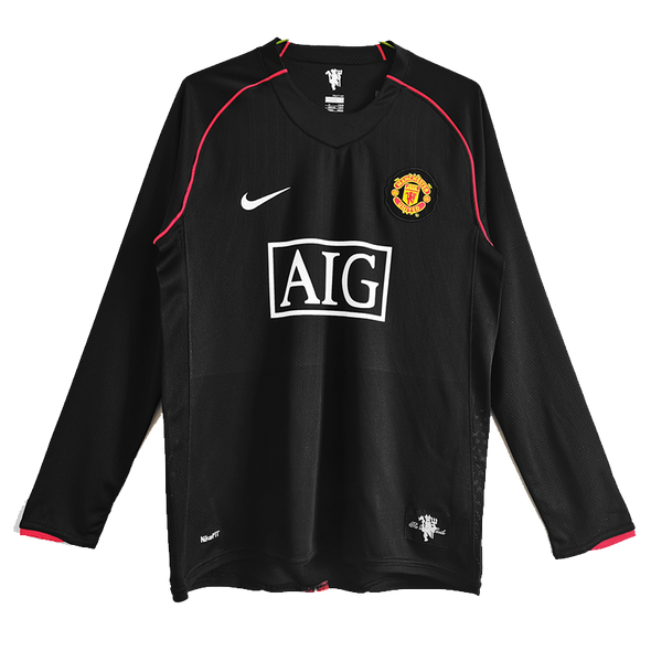 Manchester United 07/08 Men's Away Long Sleeve Retro Shirt