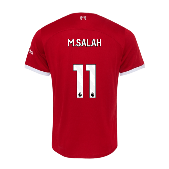 M.SALAH #11 Liverpool 23/24 Stadium Men's Home Shirt - PL Font