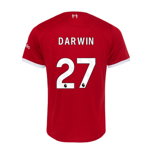 DARWIN #27 Liverpool 23/24 Stadium Men's Home Shirt - PL Font