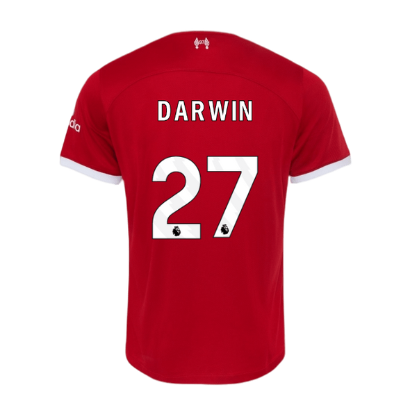 DARWIN #27 Liverpool 23/24 Authentic Men's Home Shirt - PL Font